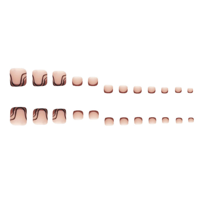 Artistic French Tip Nail Art Kalsten