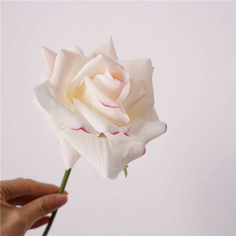 Oversized Realistic Foam Rose Single Stem Decorative Artificial Flower