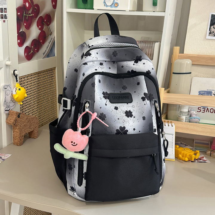 Stylish Floral Print Student Backpack Kalsten