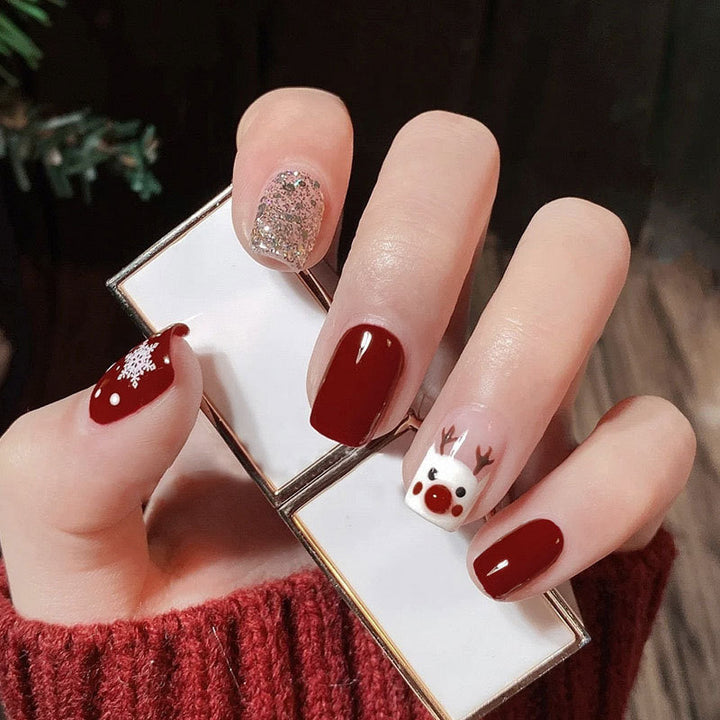 Fun Character-Themed Press-On Nail Art Kalsten