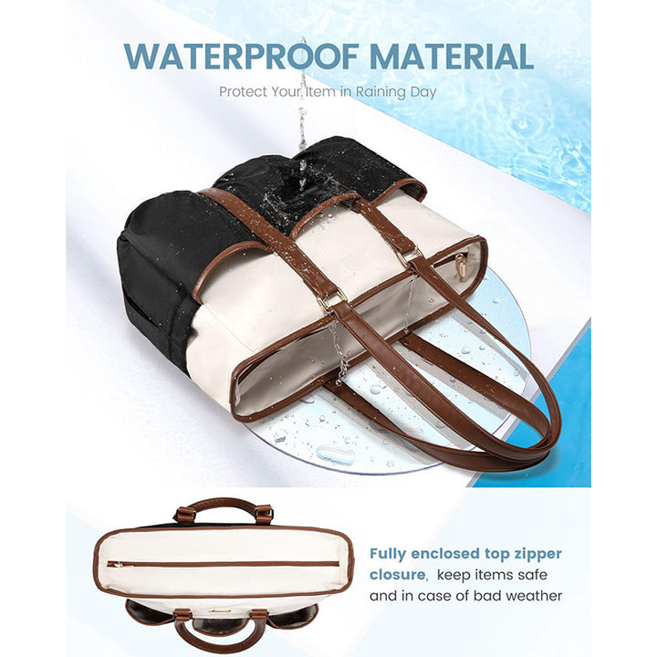 Spacious everyday tote bag with practical outer pockets Kalsten