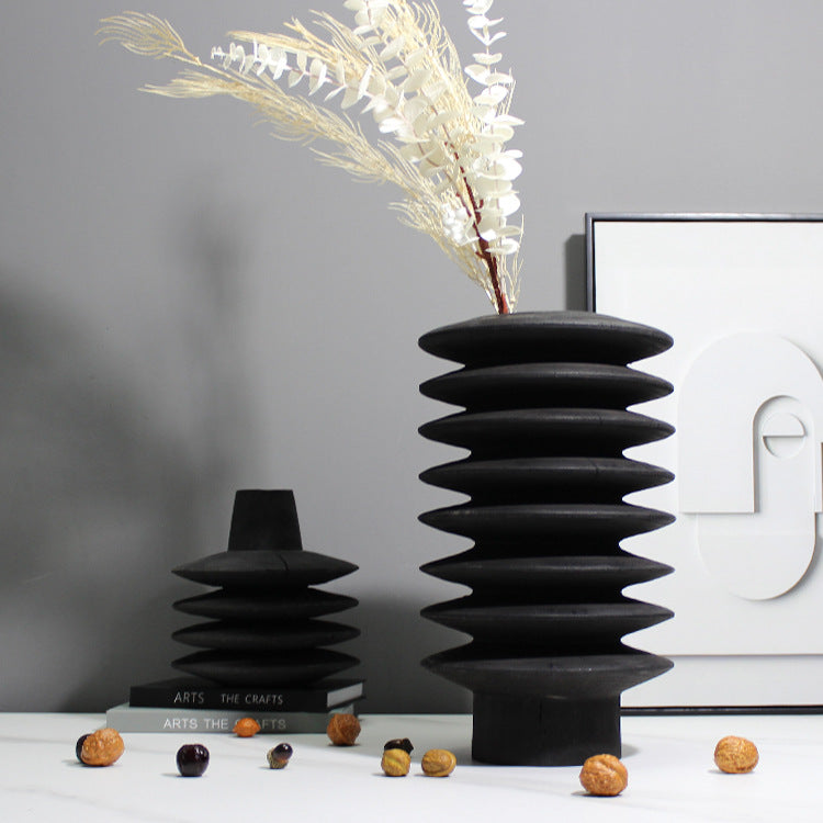 Textured Ceramic Decorative Vase
