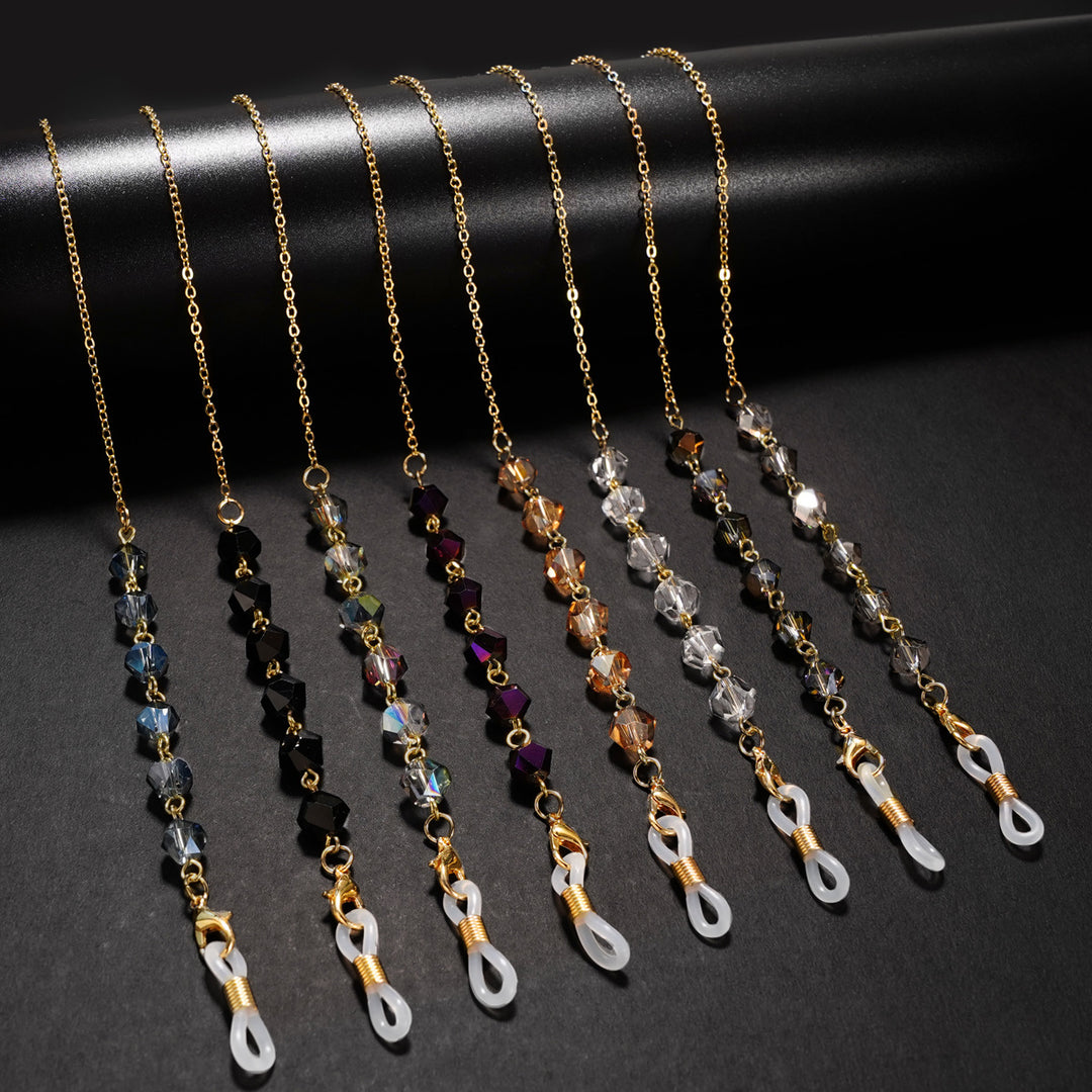 Elegant Crystal Beaded Glasses Chain kalsten