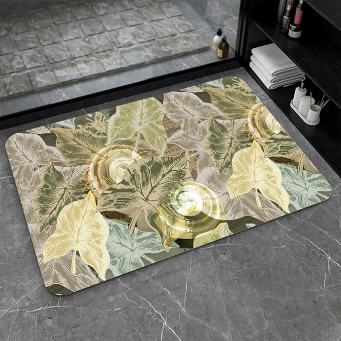 Stylish Water-Resistant Bath Mat Kalsten