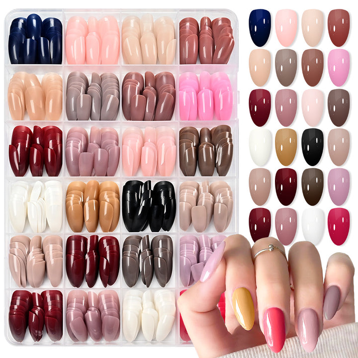 Full Cover Acrylic Nail Tips Set