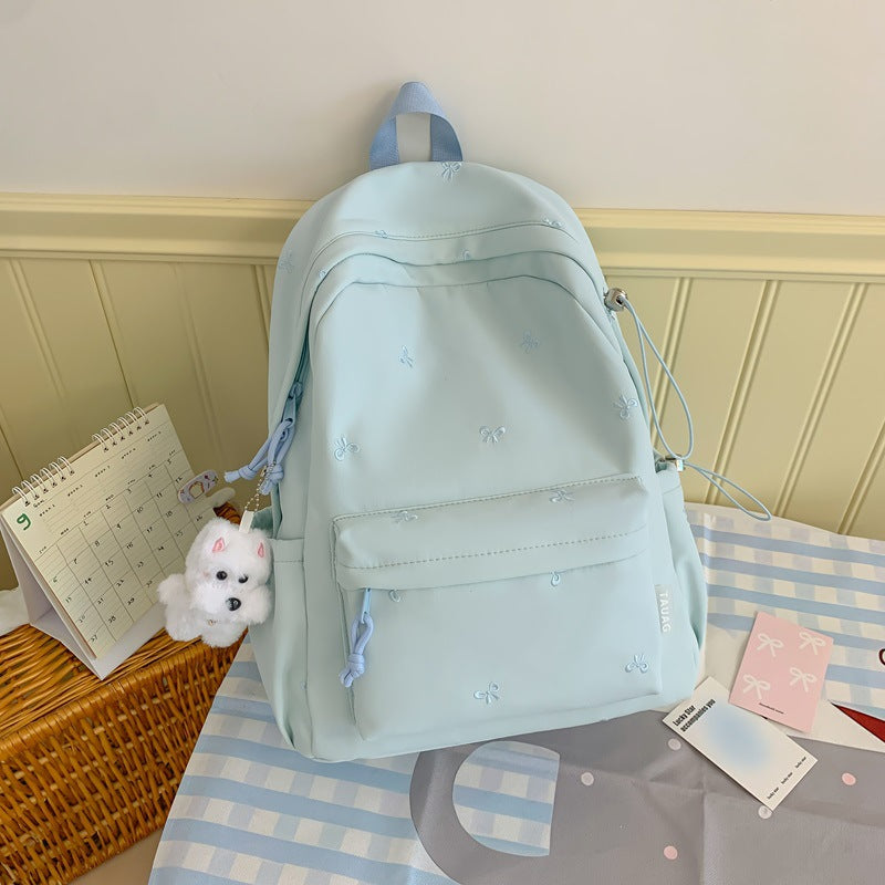 Floral Embroidered Daily Backpack Kalsten
