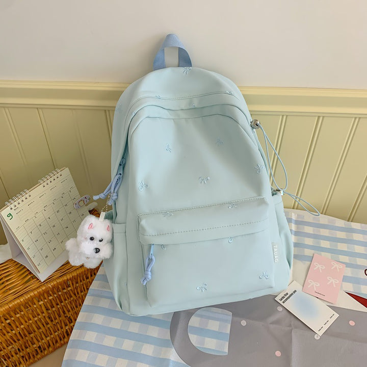 Floral Embroidered Daily Backpack Kalsten