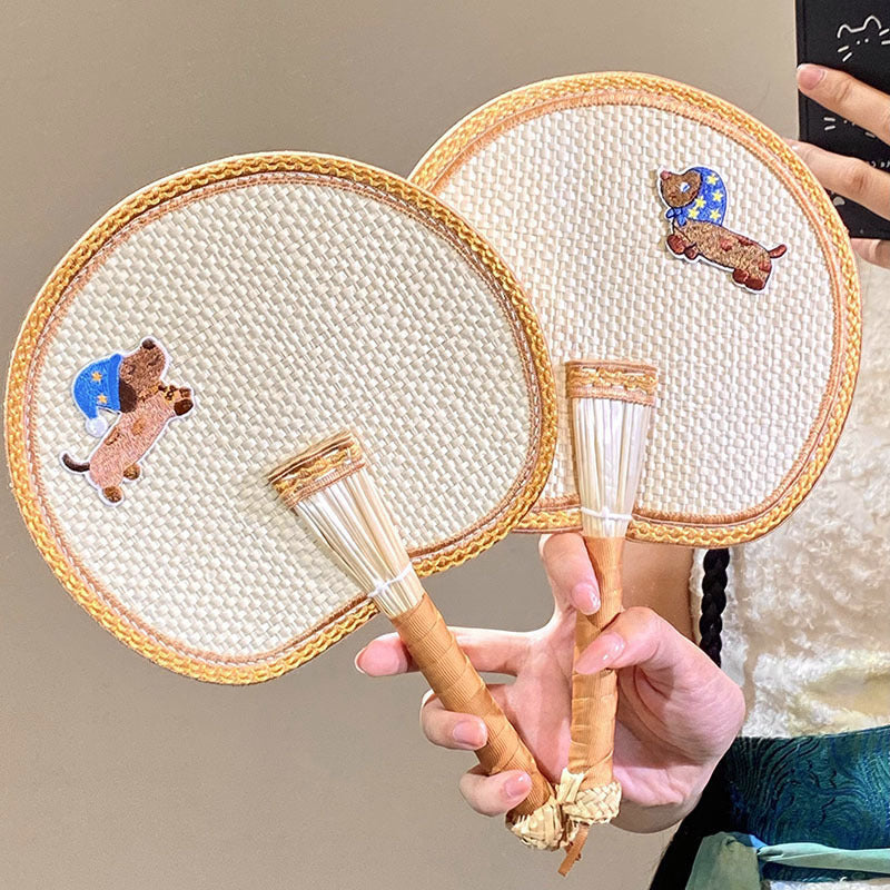 Handcrafted fan with cute animal design Kalsten