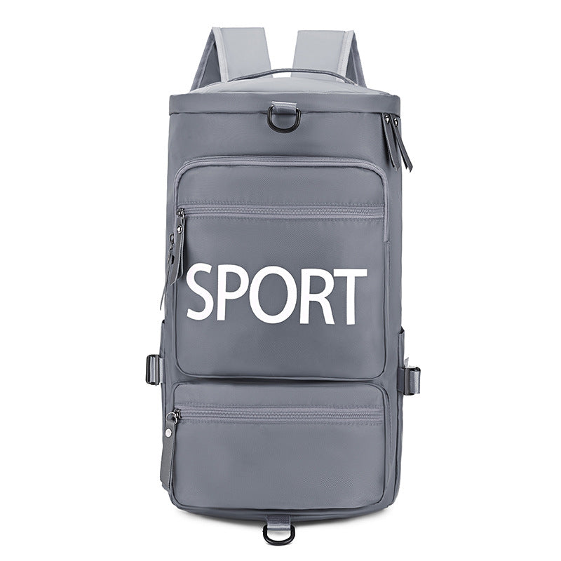 Sporty backpack with multiple compartments and reflective elements Kalsten
