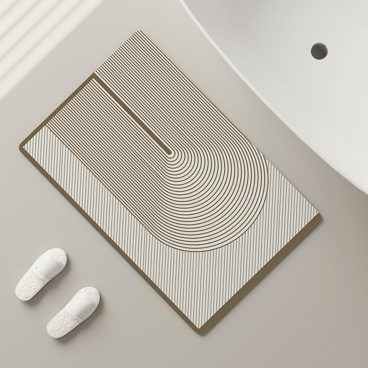 Textured Bathroom Mat Kalsten