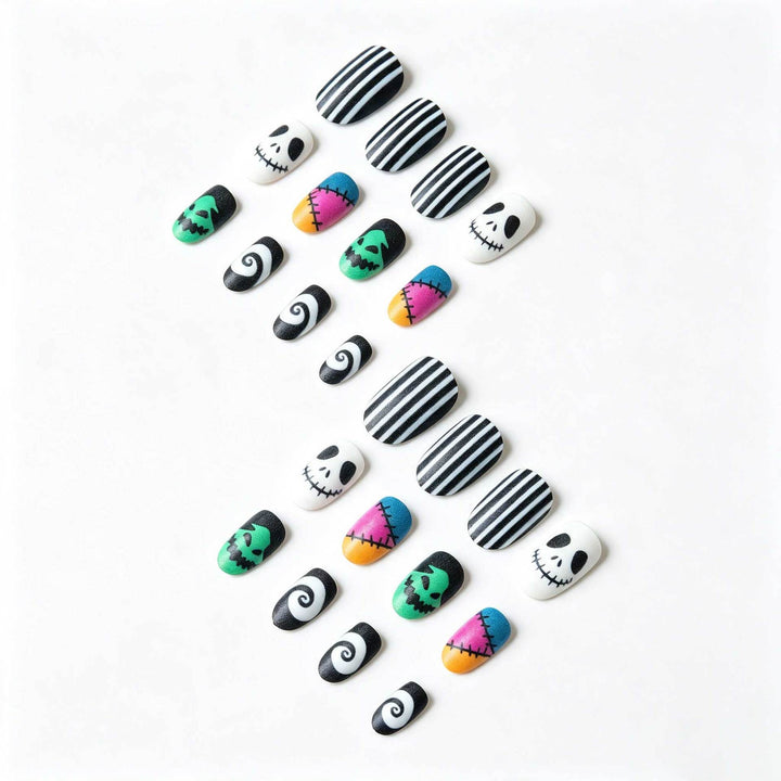 Creative Halloween Nail Art Design Set