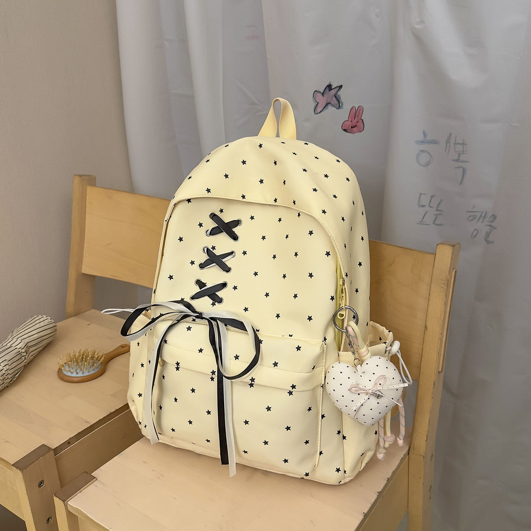 Charming Star-Embellished Backpack Kalsten