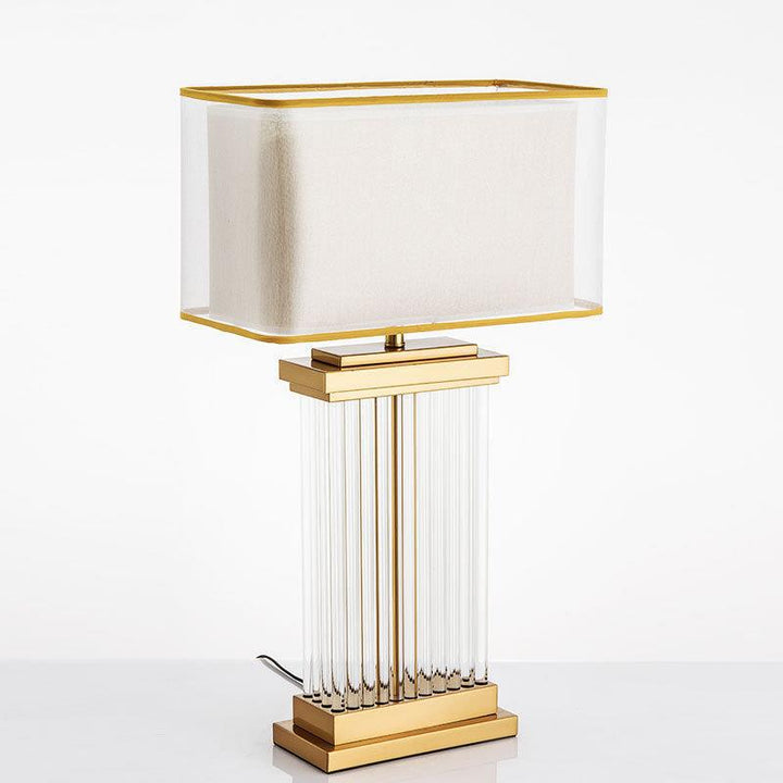 Modern Decorative Table Lamp with Crystal Accents