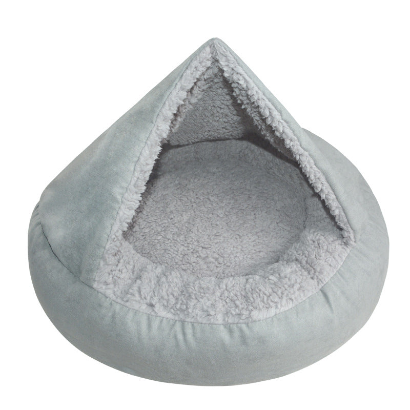 Cozy Triangle-Shaped Dog Bed