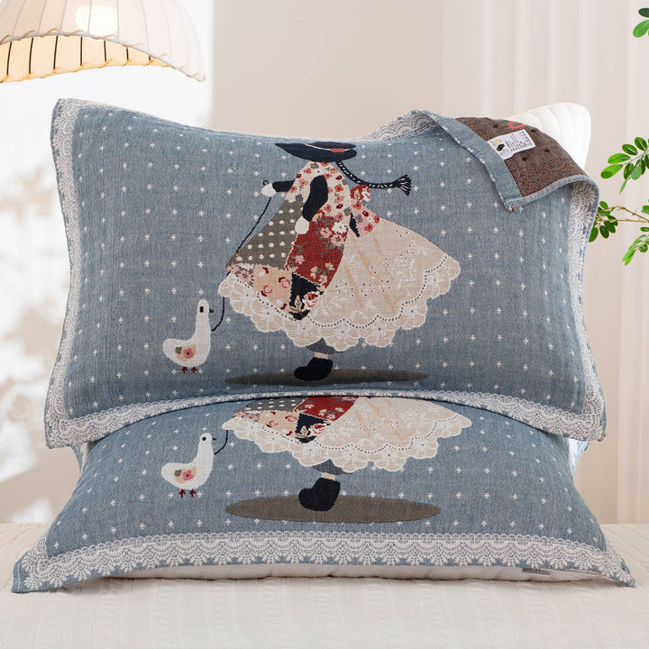 Women's pillowcase with cute dinosaur motif Kalsten