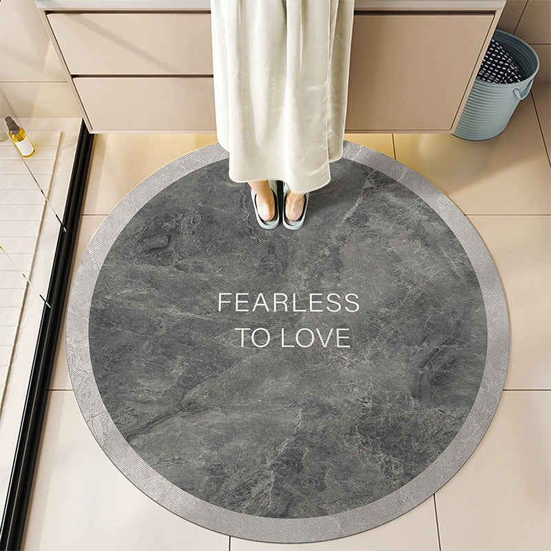 Round Decorative Bath Mat Kalsten