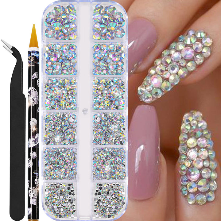 Crystal Rhinestone Nail Art Decoration Kit