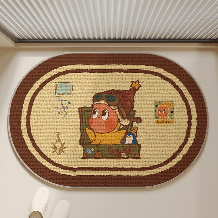 Playful Cartoon-Themed Area Rug