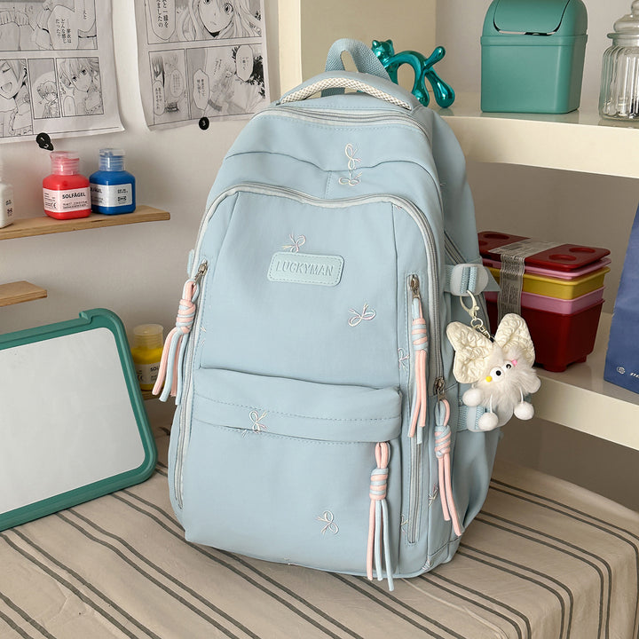 Cute Embroidered Casual Backpack Kalsten
