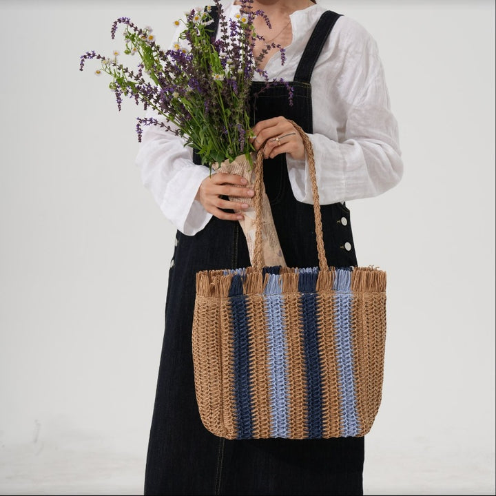 Handcrafted Macrame Tote Bag Kalsten