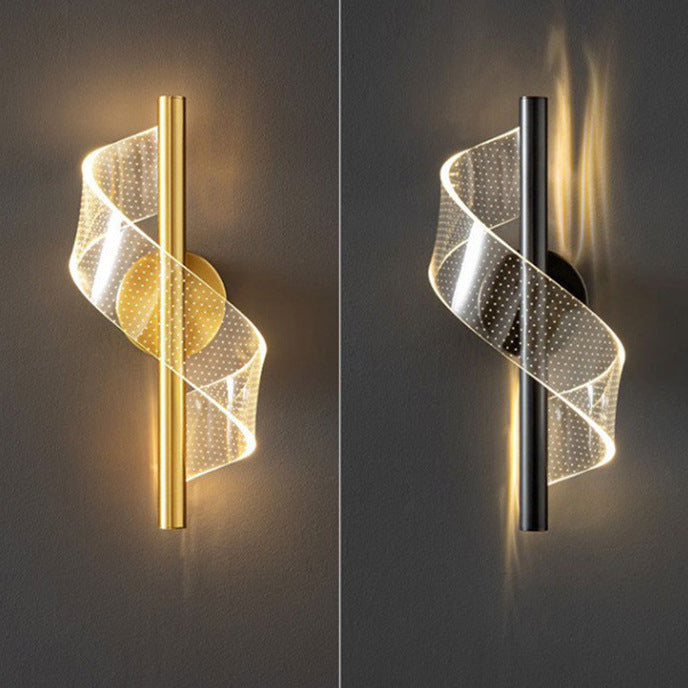 Elegant Swirl Wall Light