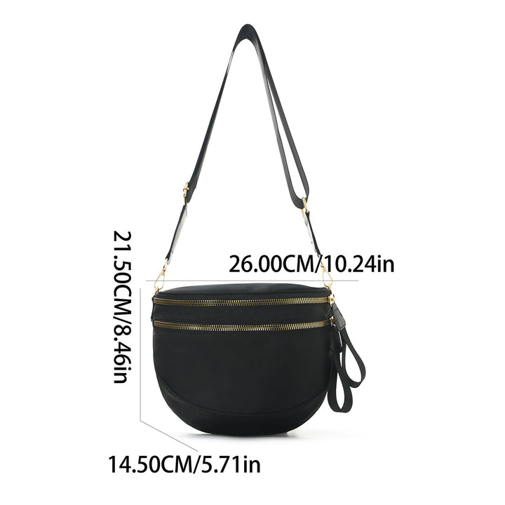 Shoulder bag with stylish check pattern and spacious compartment system Kalsten