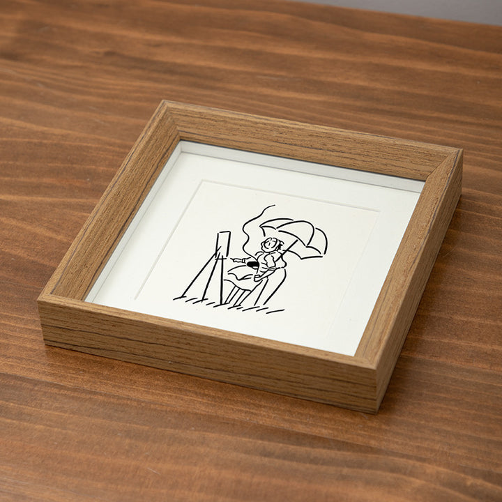 Charming Illustrated Art Display Frame for Home