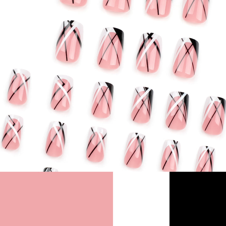 Artful Nail Art with Geometric Accents Kalsten