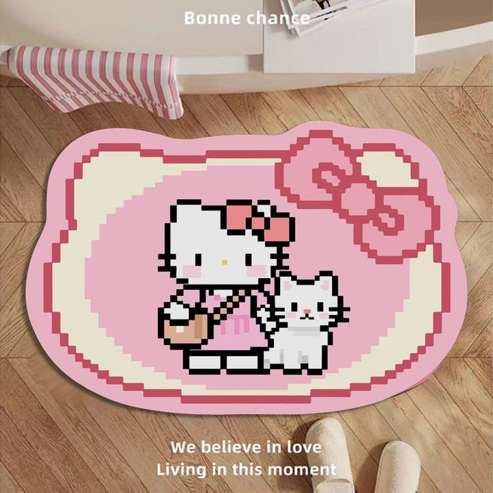 Adorable Cartoon Character Bath Mat for Bathroom