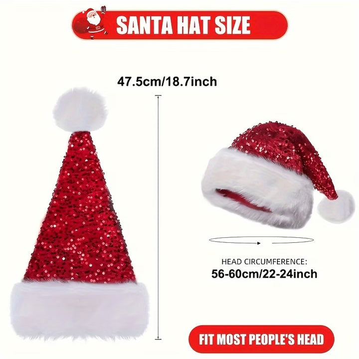 Festive Glitter Hat