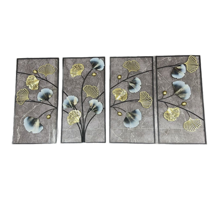 Elegant Floral Metal Wall Art Sculpture Kalsten