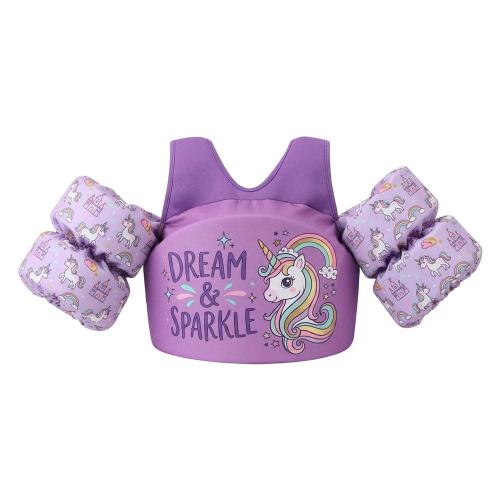 Shark Print Swim Vest