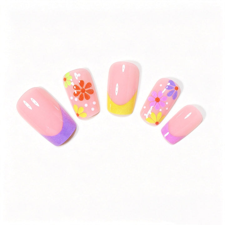 Decorative Floral Nail Art Design Kalsten