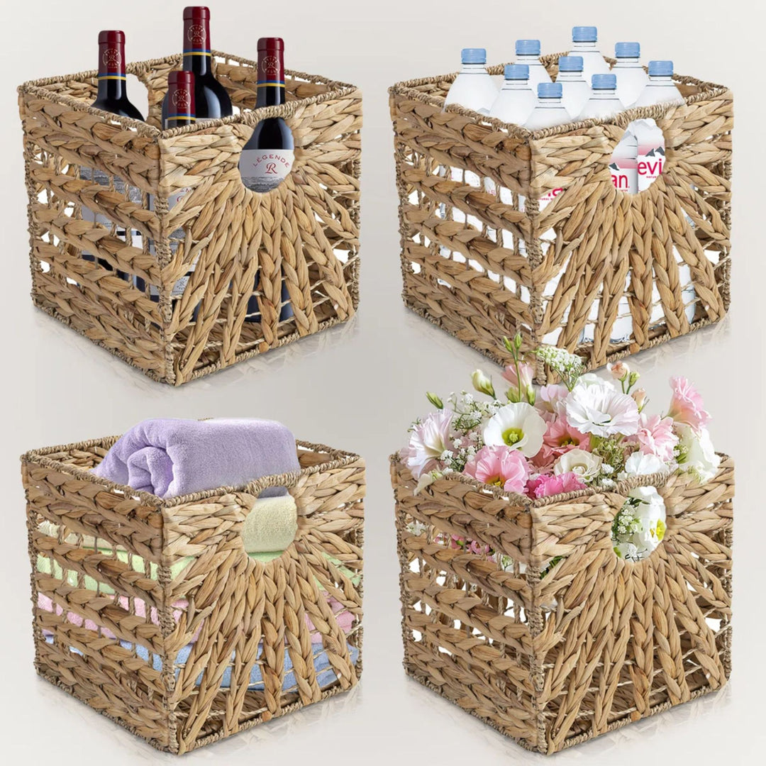 Premium Water Hyacinth Storage Basket Kalsten