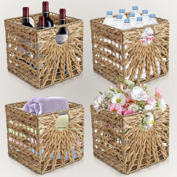 Premium Water Hyacinth Storage Basket Kalsten