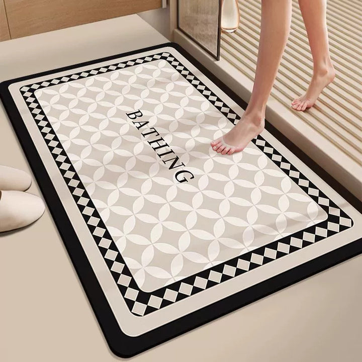 Stylish Bathing Time Memory Foam Mat