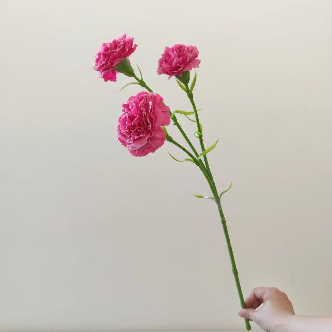 Lifelike Carnation Floral Stem