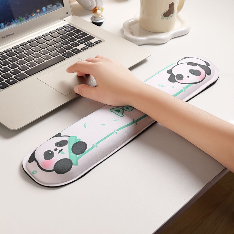 Cute Panda-Themed Ergonomic Wrist Support Mouse Pad