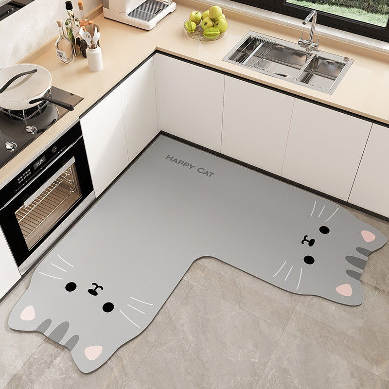 Cartoon-Themed Kitchen Mat Kalsten