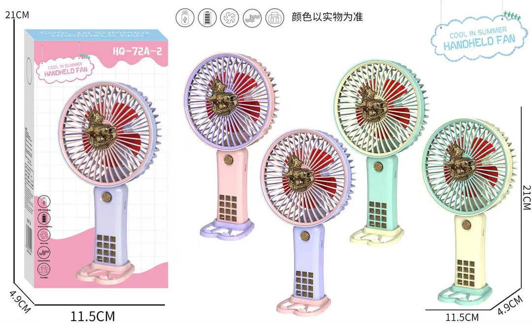Unisex Portable USB Hand Fan with Ergonomic Design and Rechargeable Battery Kalsten