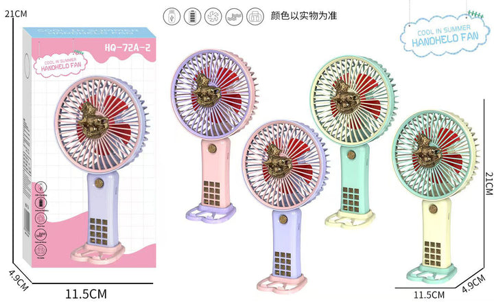 Unisex Portable USB Hand Fan with Ergonomic Design and Rechargeable Battery Kalsten