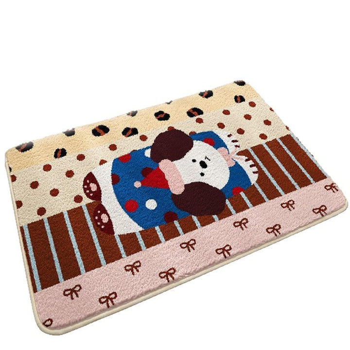 Cute Cartoon-Themed Bathroom Mat
