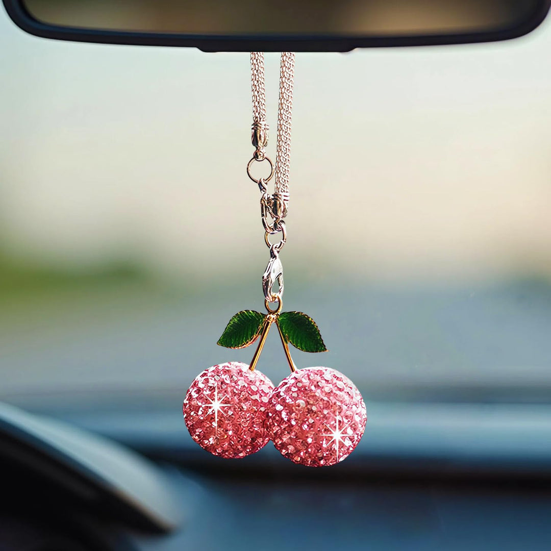 Sparkling Cherry Pendant Necklace Kalsten
