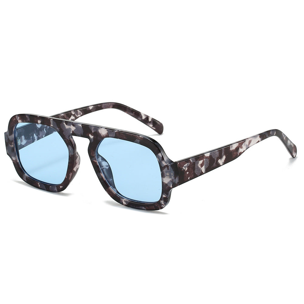 Oversized Geometric Lens Sunglasses Kalsten