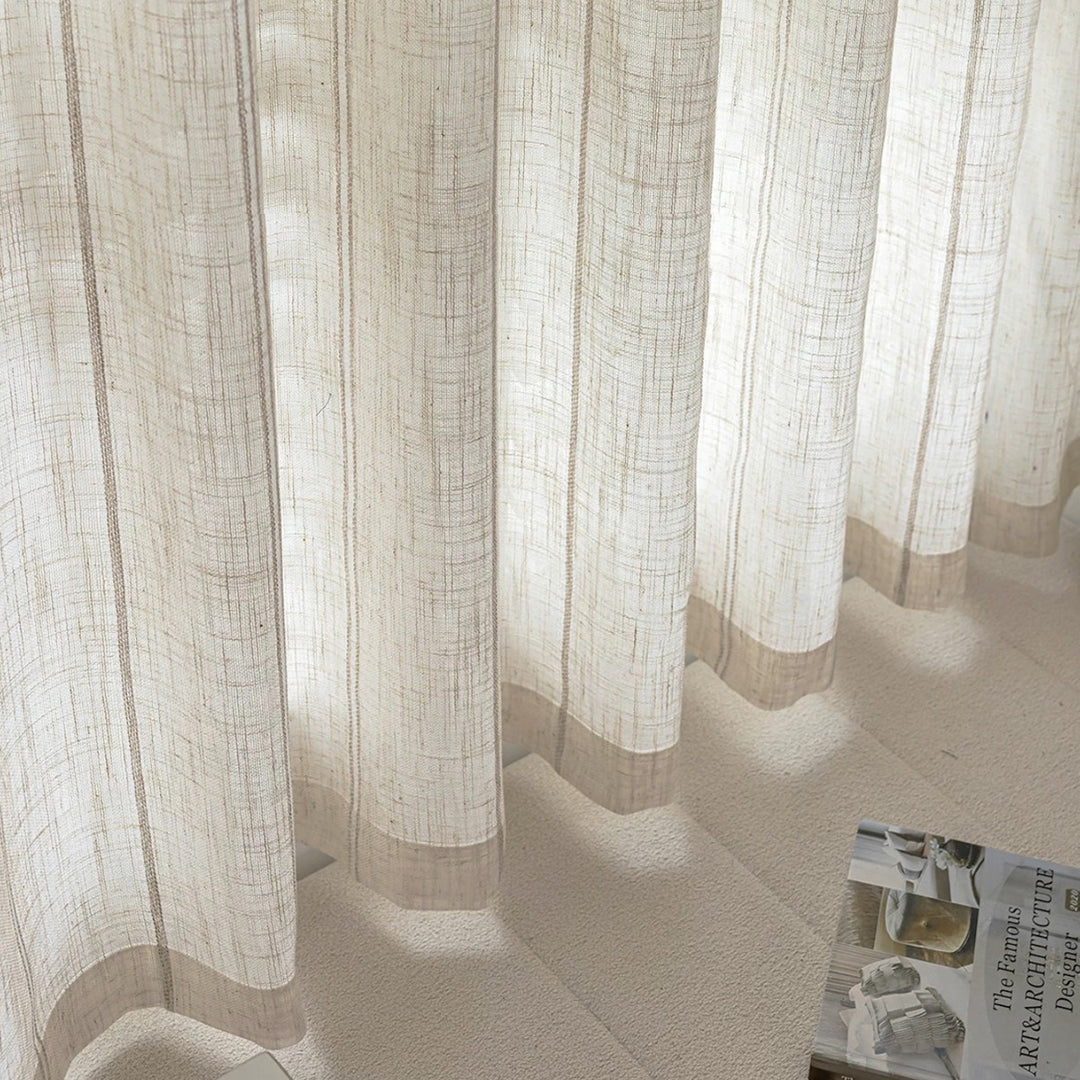 Textured Linen Curtains Kalsten