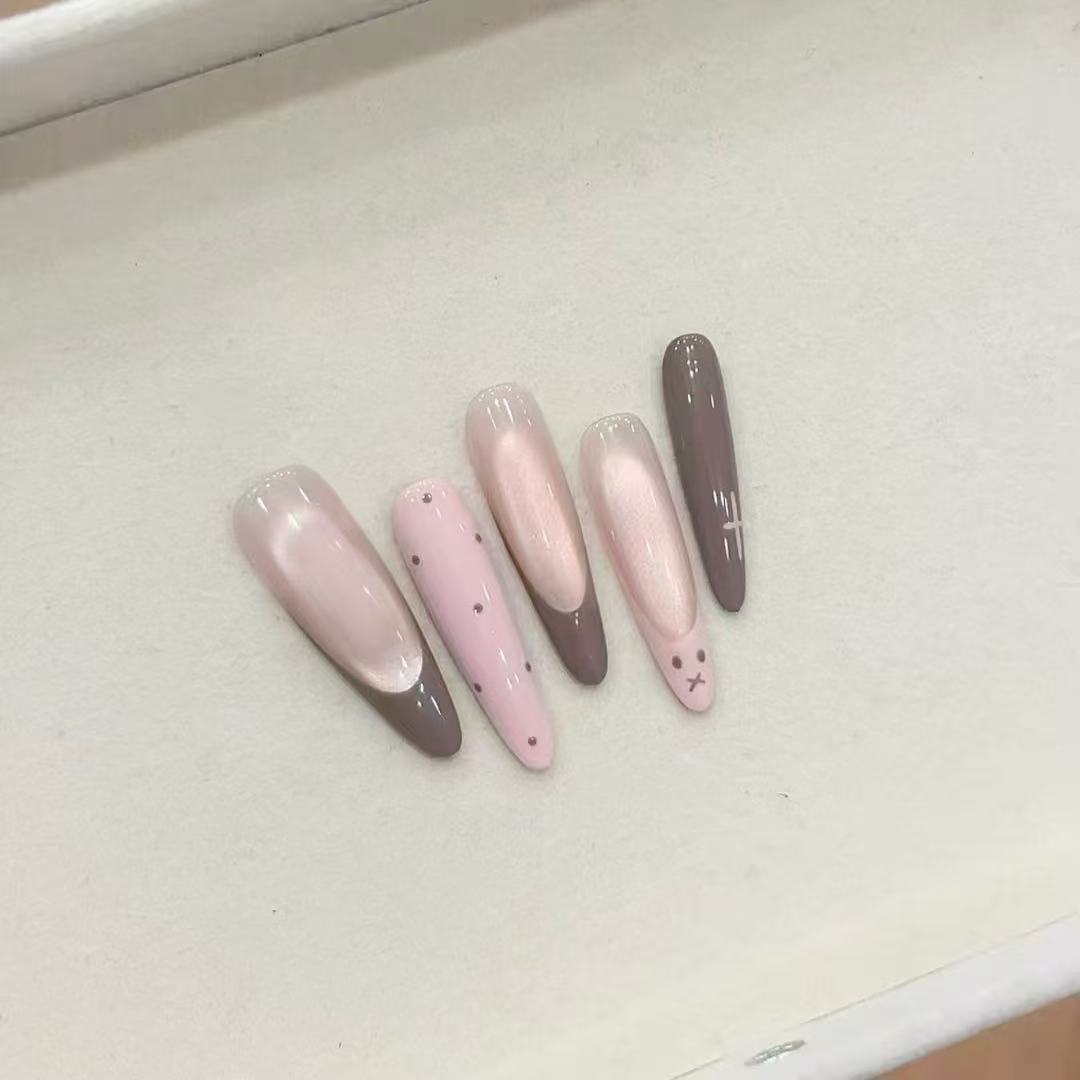 Artistic Long Stiletto Nail Enhancements Kalsten