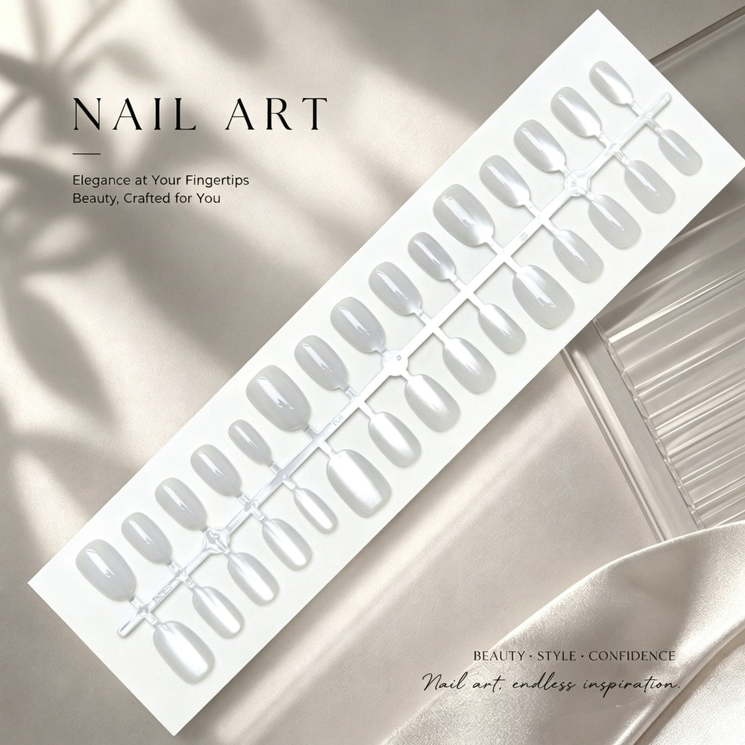 Glittery Press-On Nail Art Set