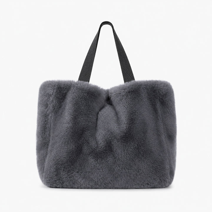 Cozy Faux Fur Tote Bag