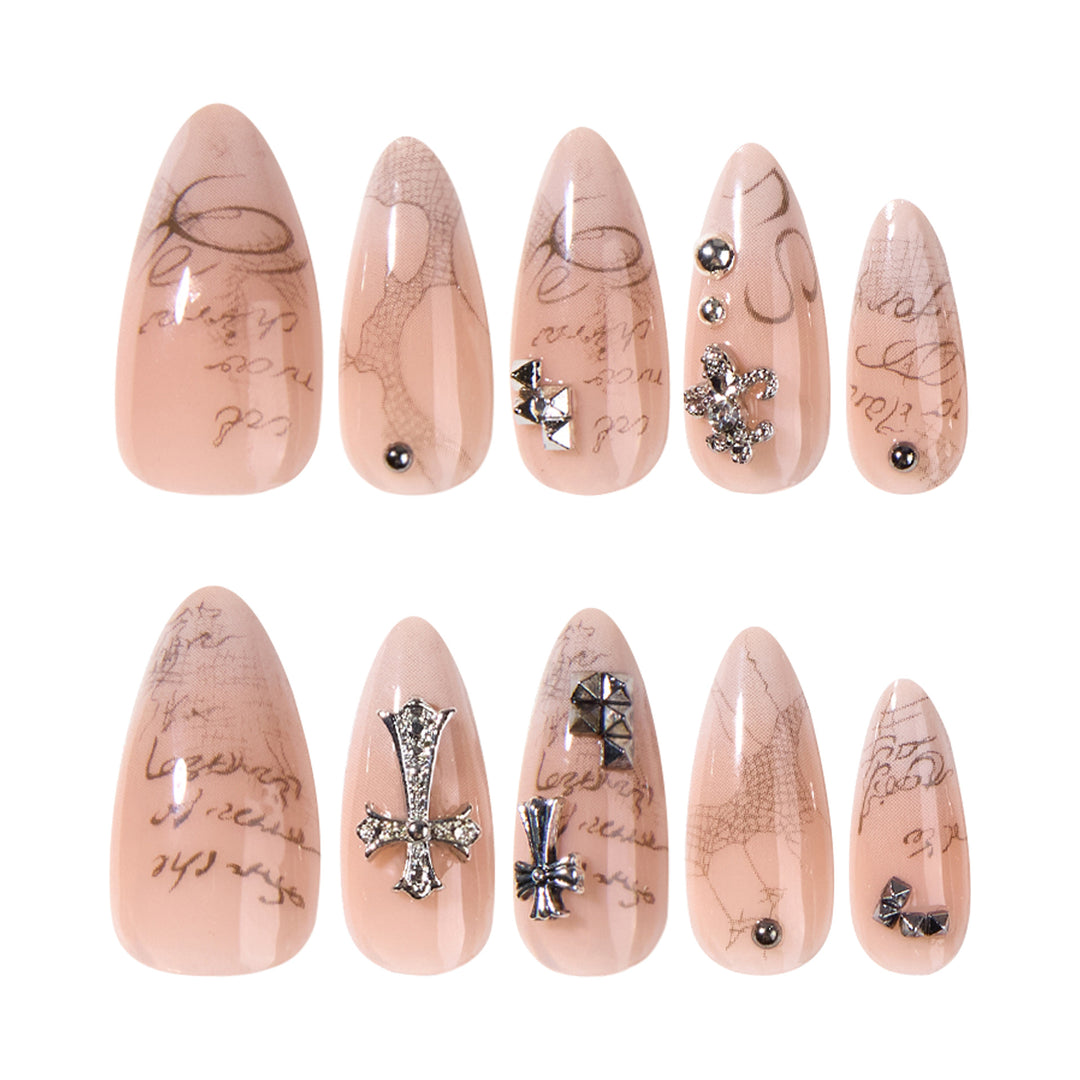 Artful Nail Art with Exclusive Metal Decorations Kalsten