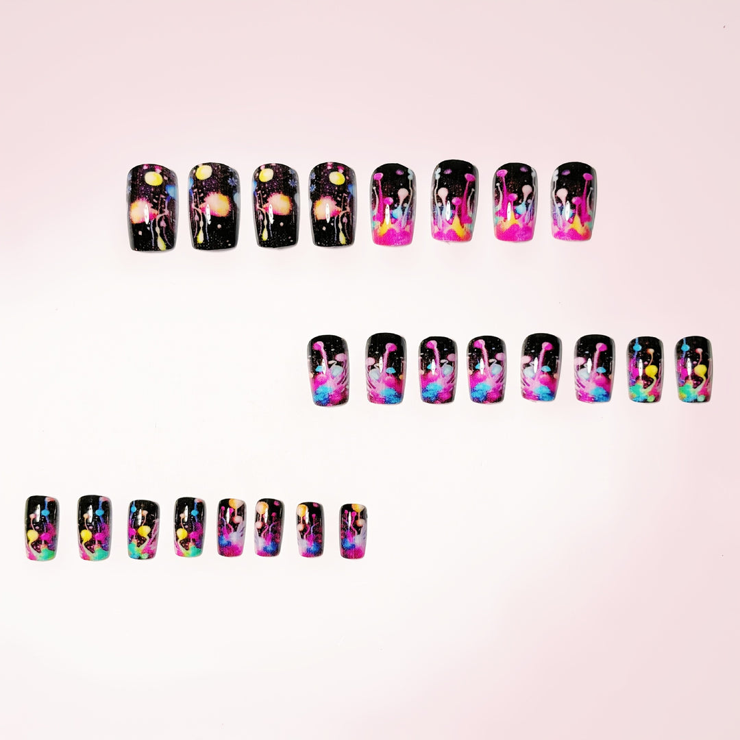 Artistic Splash Effect Nail Art Kalsten